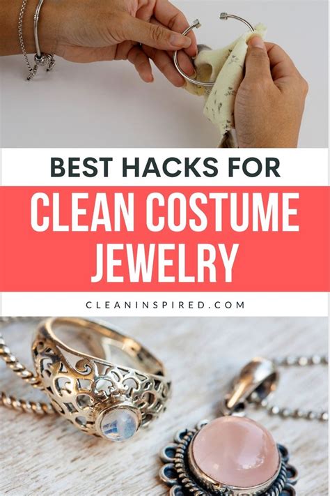 how to clean costume rings